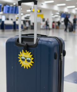 Etiqueta de Identificação de Bagagem Ice Cream and Sun