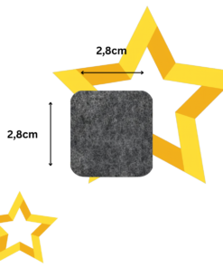 36 uni Feltro Adesivo Protetor para Móveis 20mm