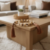 Colar Decorativo para Mesa com Tassel Fio de Algodão Artesanal