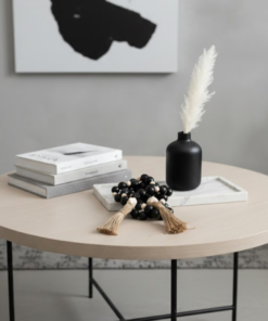 Colar Decorativo para Mesa Posta em Madeira Natural