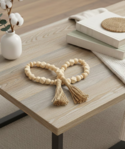 Colar Decorativo para Ambiente Moderno em Madeira Natural