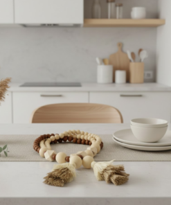 Colar Decorativo para Mesa Moderna com Design Natural