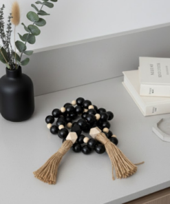 Colar Decorativo para Mesa Posta em Madeira Natural