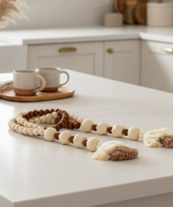 Colar Decorativo para Mesa Moderna com Design Natural