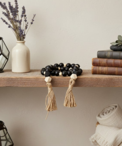 Colar Decorativo para Mesa Posta em Madeira Natural