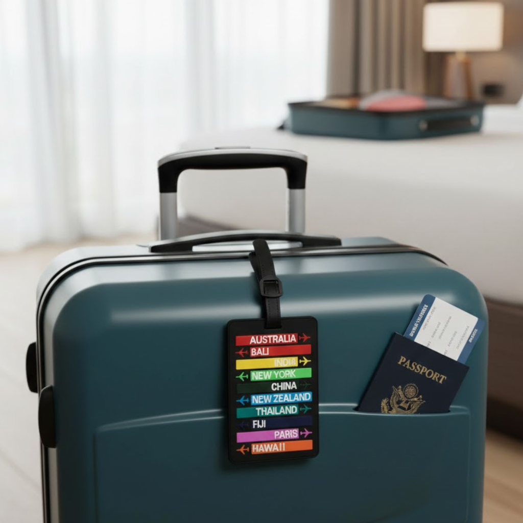 Etiqueta Identificadora de Bagagem para Viagem