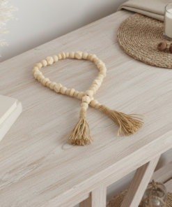 Colar Decorativo para Ambiente Moderno em Madeira Natural