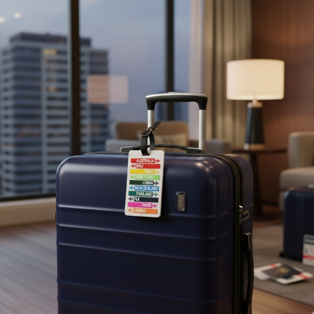 Etiqueta Identificadora de Bagagem para Viagem