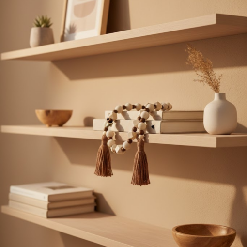 Colar Decorativo para Mesa com Tassel Fio de Algodão Artesanal