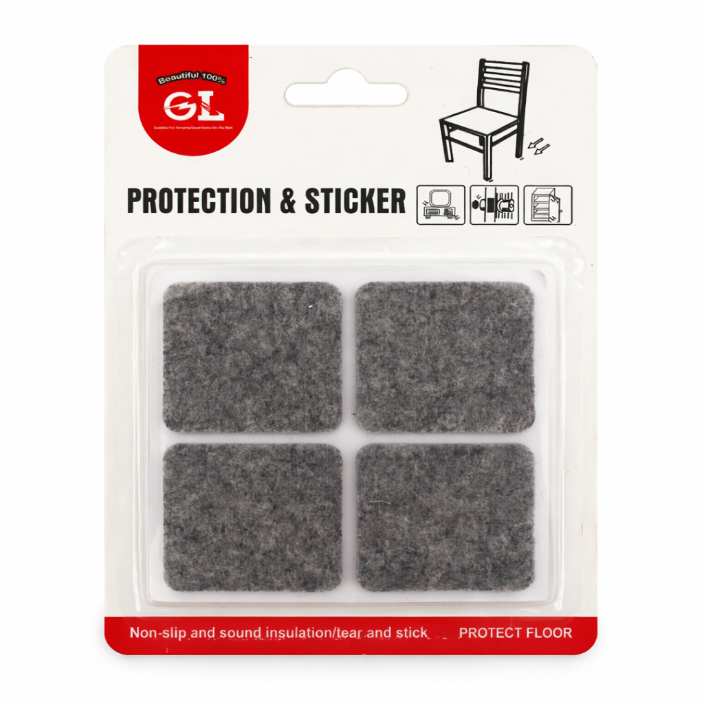 Feltro Adesivo Médio Protetor Para Moveis 8uni