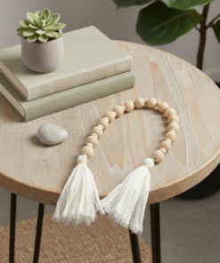Colar Decorativo boho para mesas com Design Artesanal