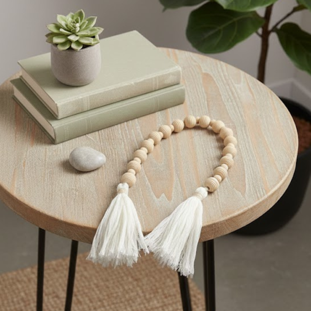 Colar Decorativo boho para mesas com Design Artesanal