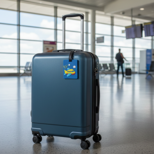 Etiqueta de Identificação de Mala para Viagens