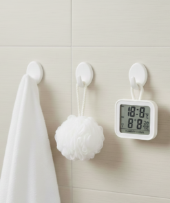 Gancho Adesivo de Plástico Multiuso 5uni 1,5Kg