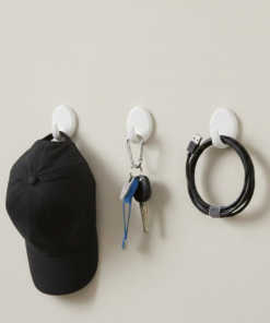 Gancho Adesivo de Plástico Multiuso 5uni 1,5Kg