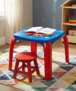 mesa infantil heróis Decorada