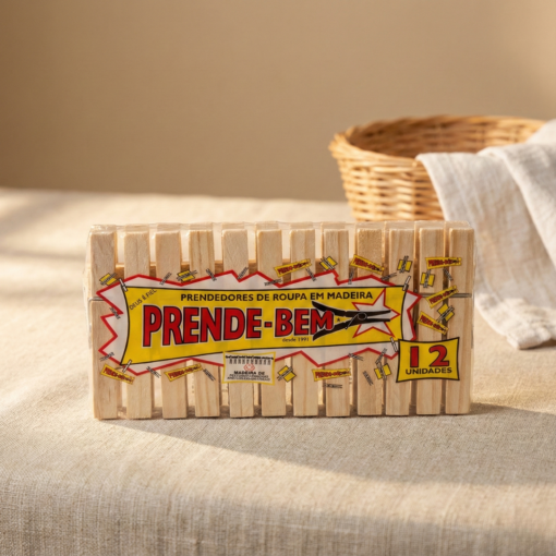 Prendedores de Roupa em Madeira Pacote Tradicional