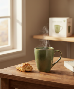 caneca de vidro 280ml modelo Maeve