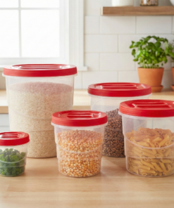 jogo de potes mantimento Plasutil