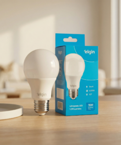 Lâmpada LED 15W Branca Bivolt Elgin