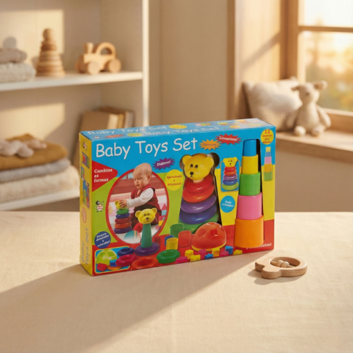 Kit Baby Toys Brinquedos para Bebê Pica Pau