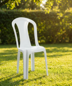 Cadeira Plástica Branca Camboinha