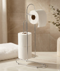 suporte papel higiênico chão