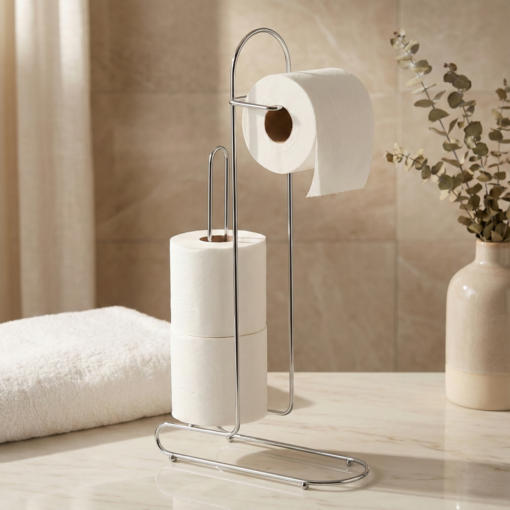 Suporte para Papel Higiênico Premium de Chão Niquelart Niquelart