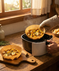 Forma de Papel Descartável para Airfryer