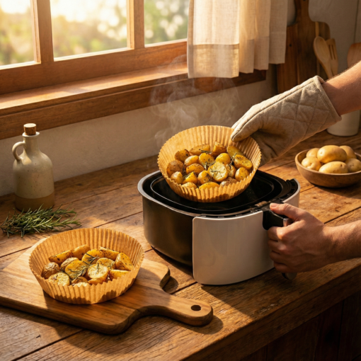 Forma de Papel Descartável para Airfryer