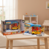 Posto de Brinquedo Petro Orange com Carrinho Buggy Roma Brinquedos