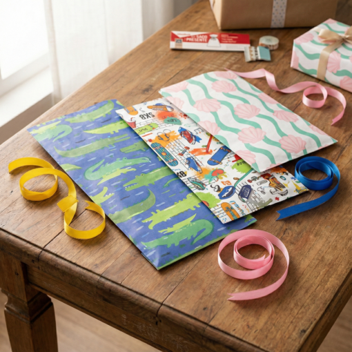 Kit saco de presente Serviço decoração 75x105 Infantil Juvenil Escolar