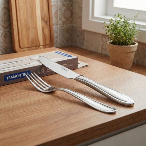 Talher de Mesa Aço Inox Laguna Detalhe no Cabo Tramontina
