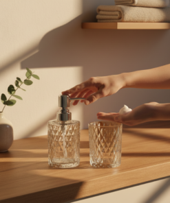 conjunto banheiro vidro diamond