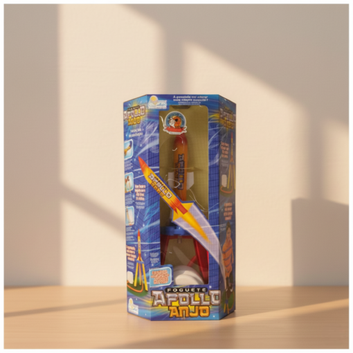 Foguete de Brinquedo Apollo Alcança 15 Metros Anjo Toys
