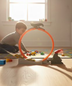 pista hot wheels acrobacias