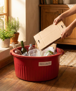 bacia 40 litros plástica