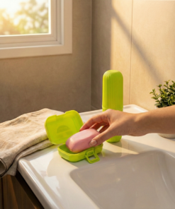 Kit Viagem Porta Escova e Saboneteira Plasútil