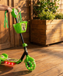 patinete infantil dinossauro Luz e Som