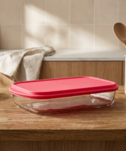 Lasanheira de Vidro com Tampa 4L