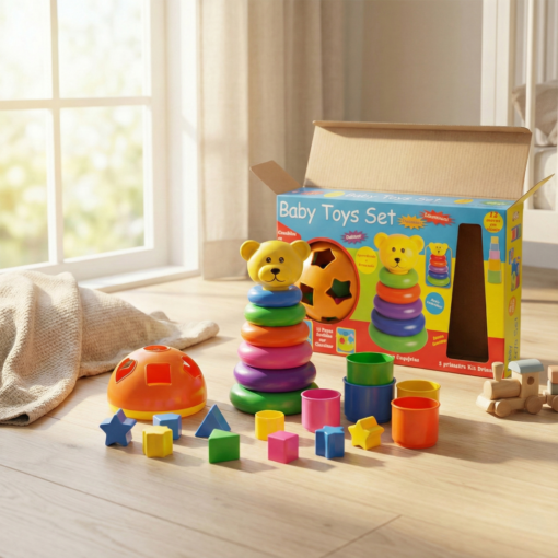 Kit Baby Toys Brinquedos para Bebê Pica Pau
