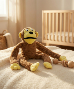 brinquedo macaco equilibrista educativo