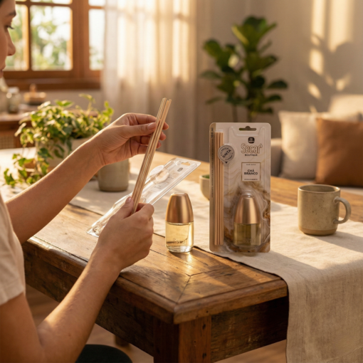 Aromatizador Difusor Chá Branco com Varetas 100ml Sekissi
