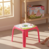 Mesa Infantil Decorada Rosa Princesas Usual Plastic