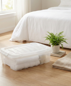 caixa organizadora transparente baixa 13L