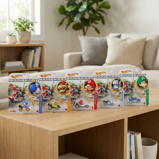 Carrinho Hot Wheels Mario Kart Escala 1:64 Mattel