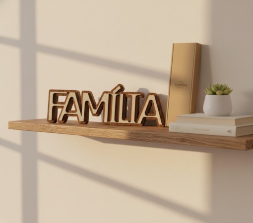 Palavras Amadeiradas Decorativas Decor