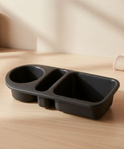 organizador plástico preto Plus