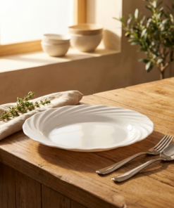 PRATO OPALINE JASMIM