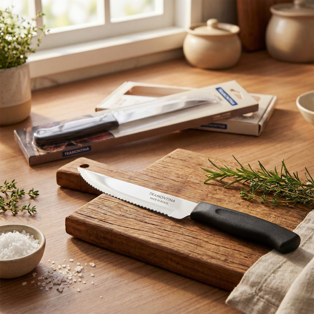 faca churrasco tramontina inox